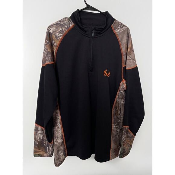 REALTREE By Mountainaire sleeve I/4 Zip Up Jacket Men Size XL NWOT - Picture 1 of 5